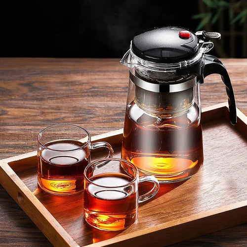 Heat-Resistant Glass Teapot