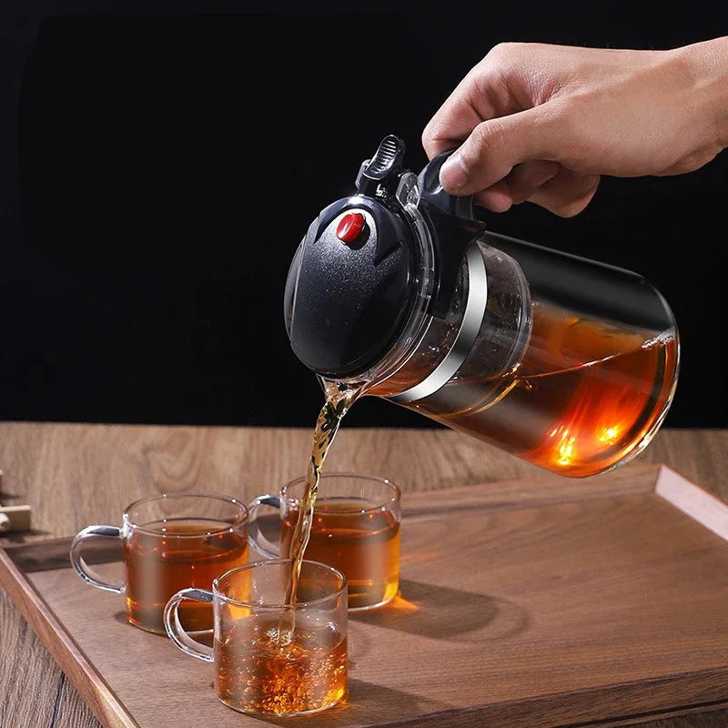 Heat-Resistant Glass Teapot