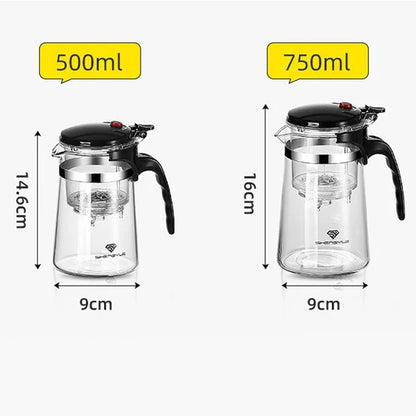 Heat-Resistant Glass Teapot